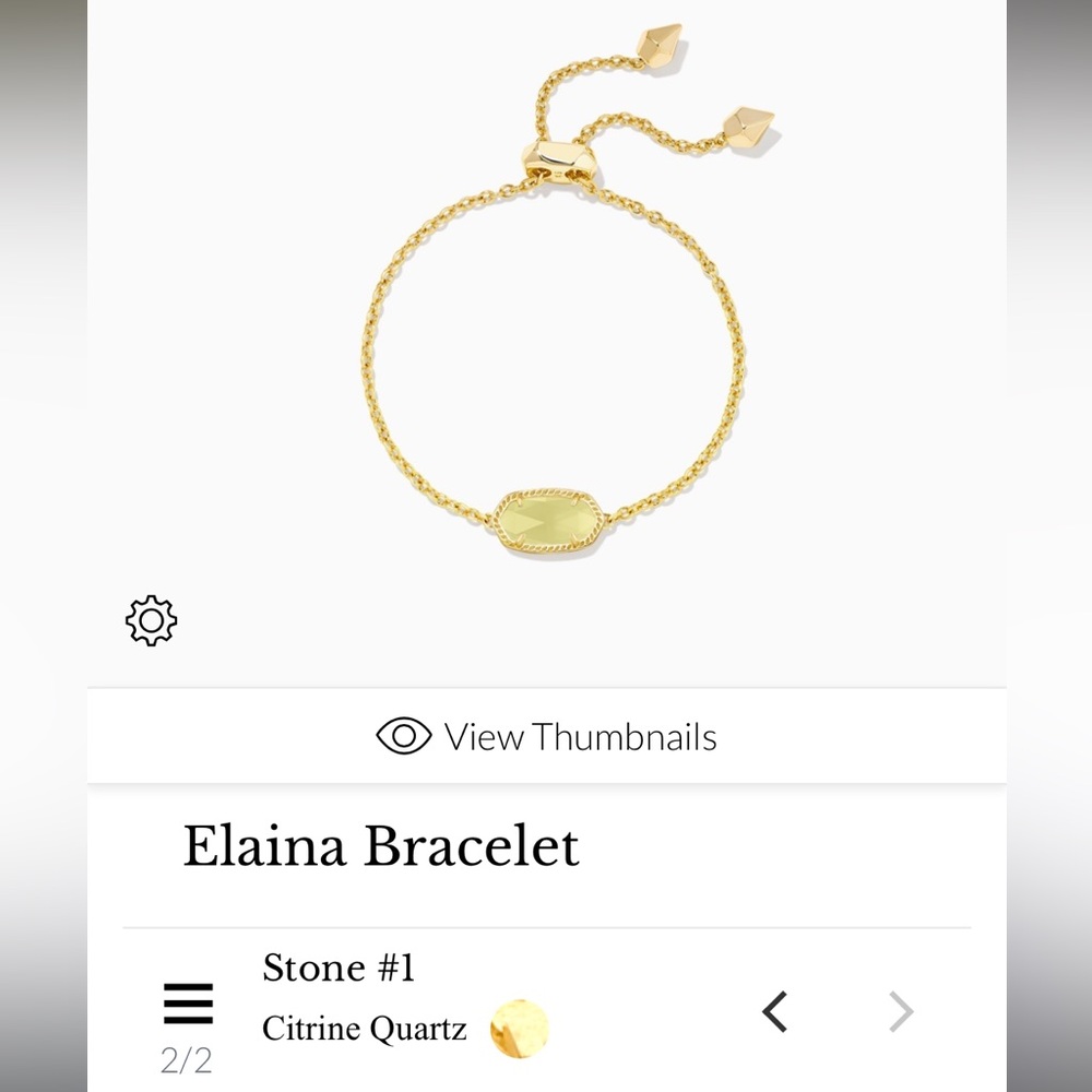 Kendra Scott Elaina Bracelet - gently used